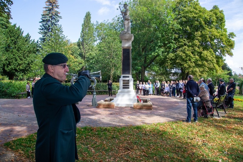 Other image for Ceremonies remember fallen hero at home and abroad